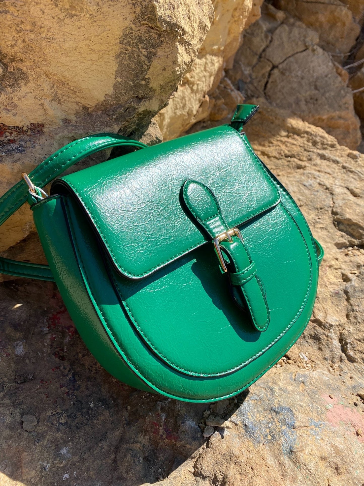Mini Bag with Buckle – Vintage Elegans i Kompakt Format