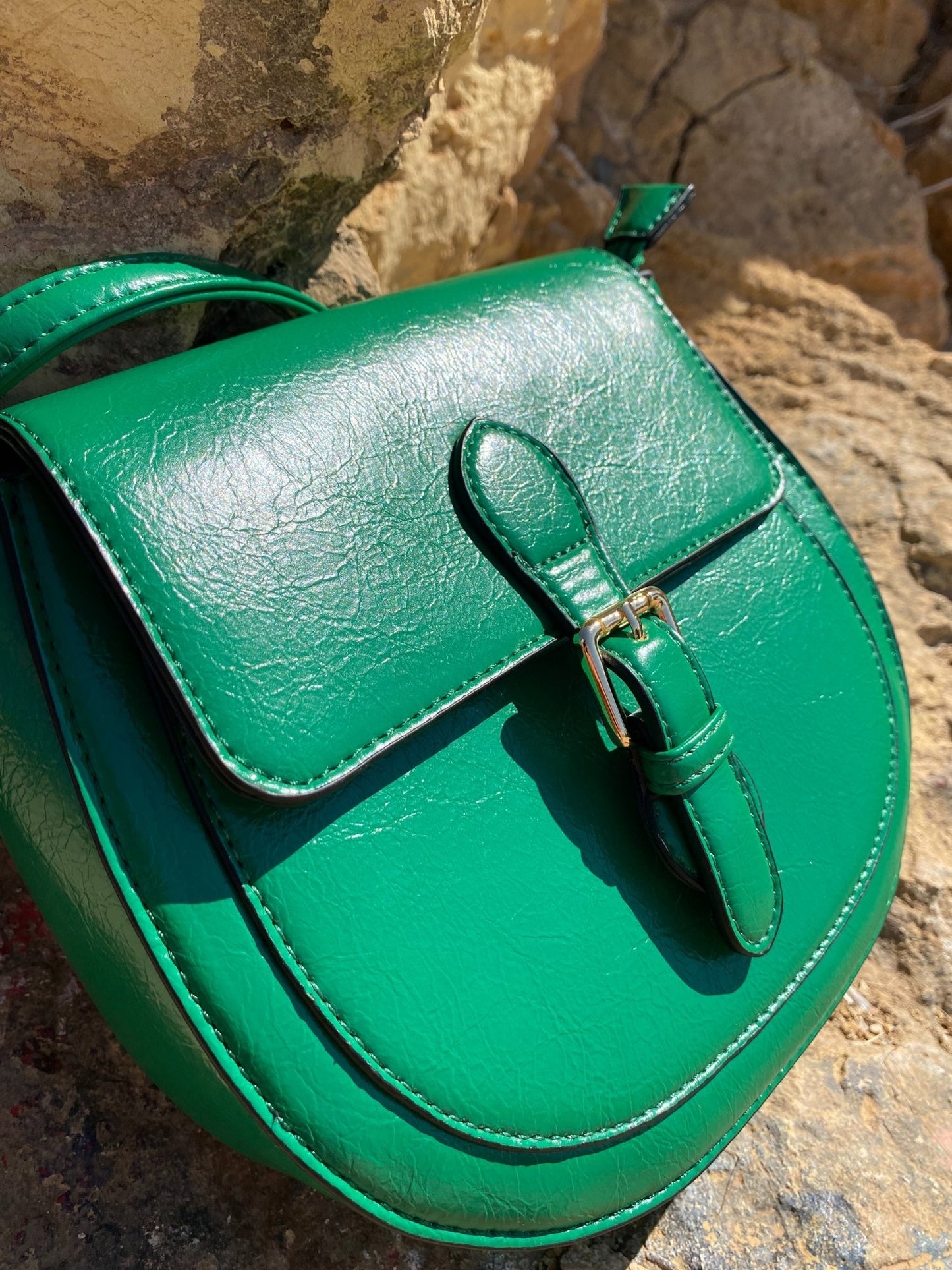 Mini Bag with Buckle – Vintage Elegans i Kompakt Format