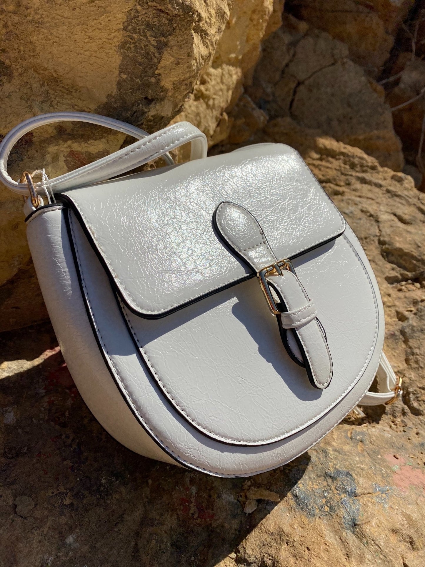 Mini Bag with Buckle – Vintage Elegans i Kompakt Format