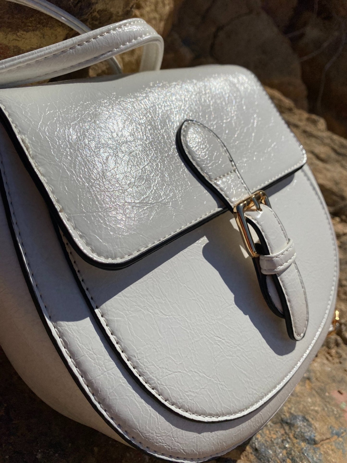 Mini Bag with Buckle – Vintage Elegans i Kompakt Format