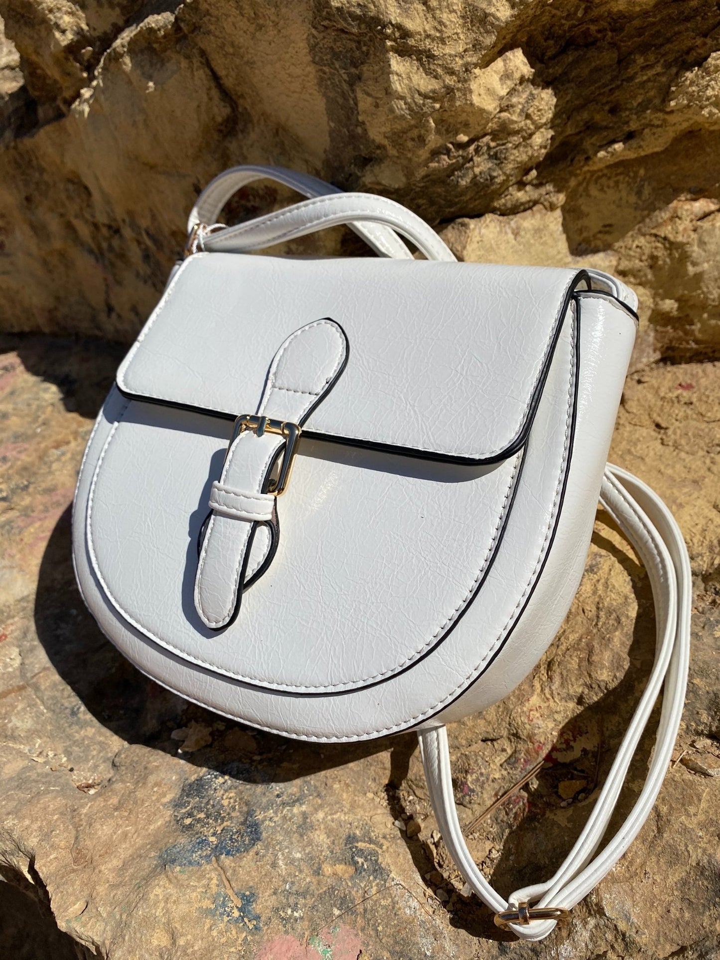 Mini Bag with Buckle – Vintage Elegans i Kompakt Format