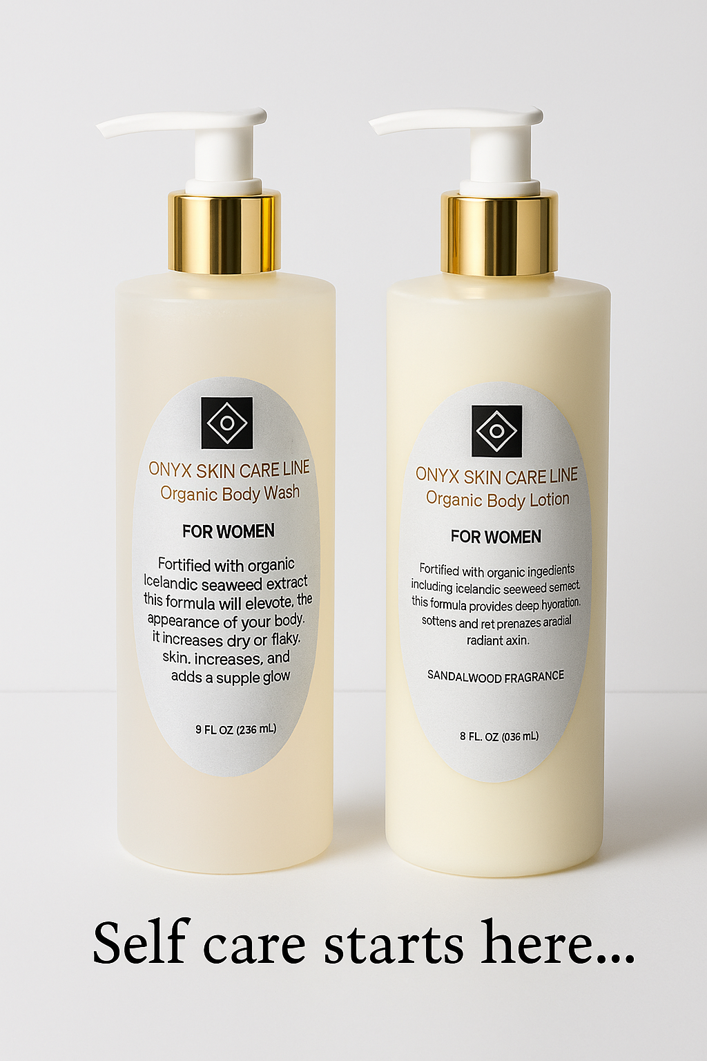 DUO Body Care System – Djupt återfuktande body wash & lotion för torr hud (2 x 236 ml)