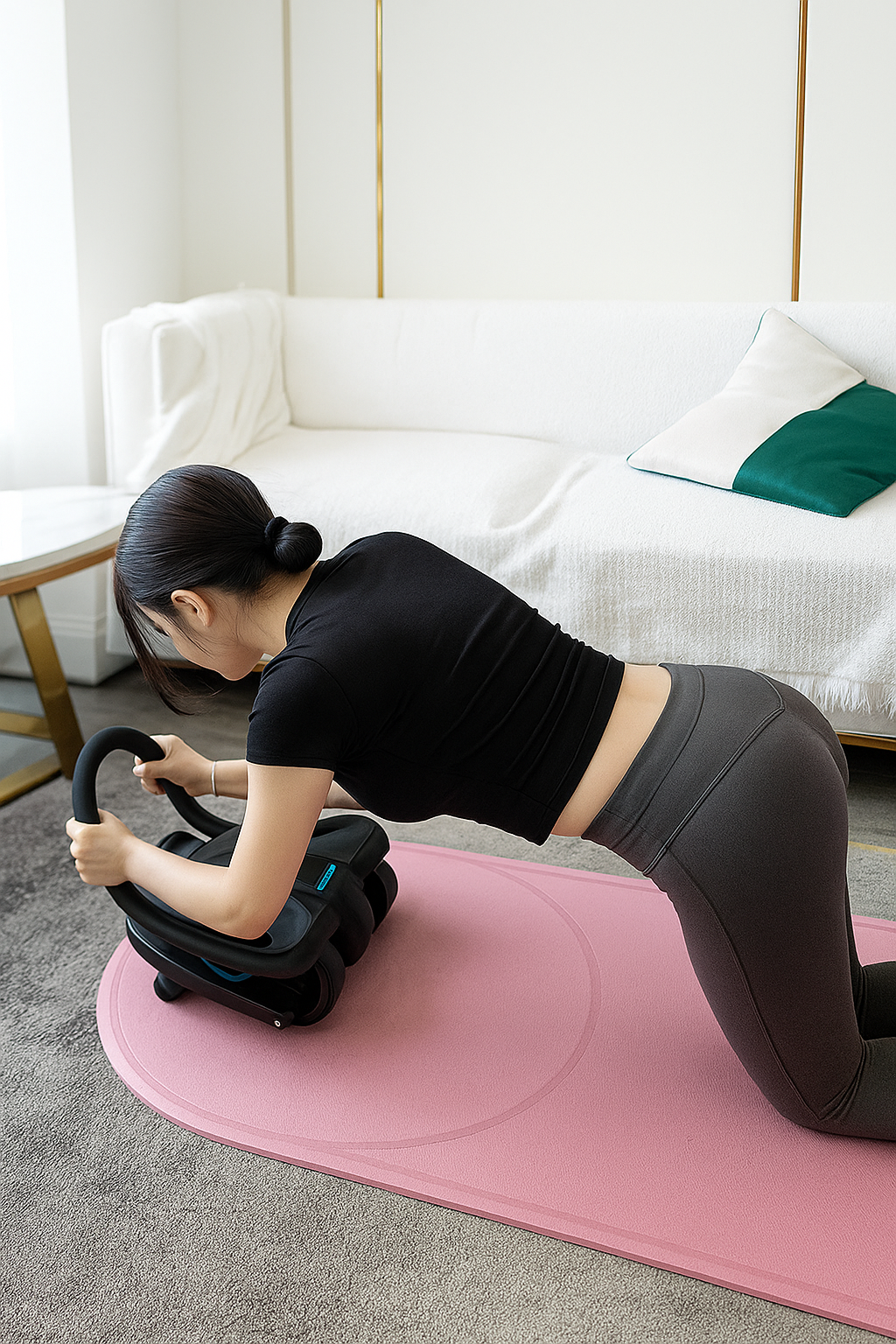 Healthy Belly Wheel – Tyst & Stabil Magtränare för Hemmaträning
