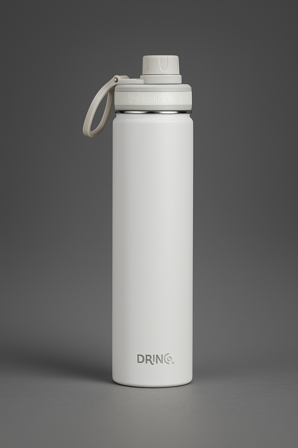DRINCO® 22oz Rostfri Sportflaska – Arctic White | Hållbar, Isolerad & Miljövänlig