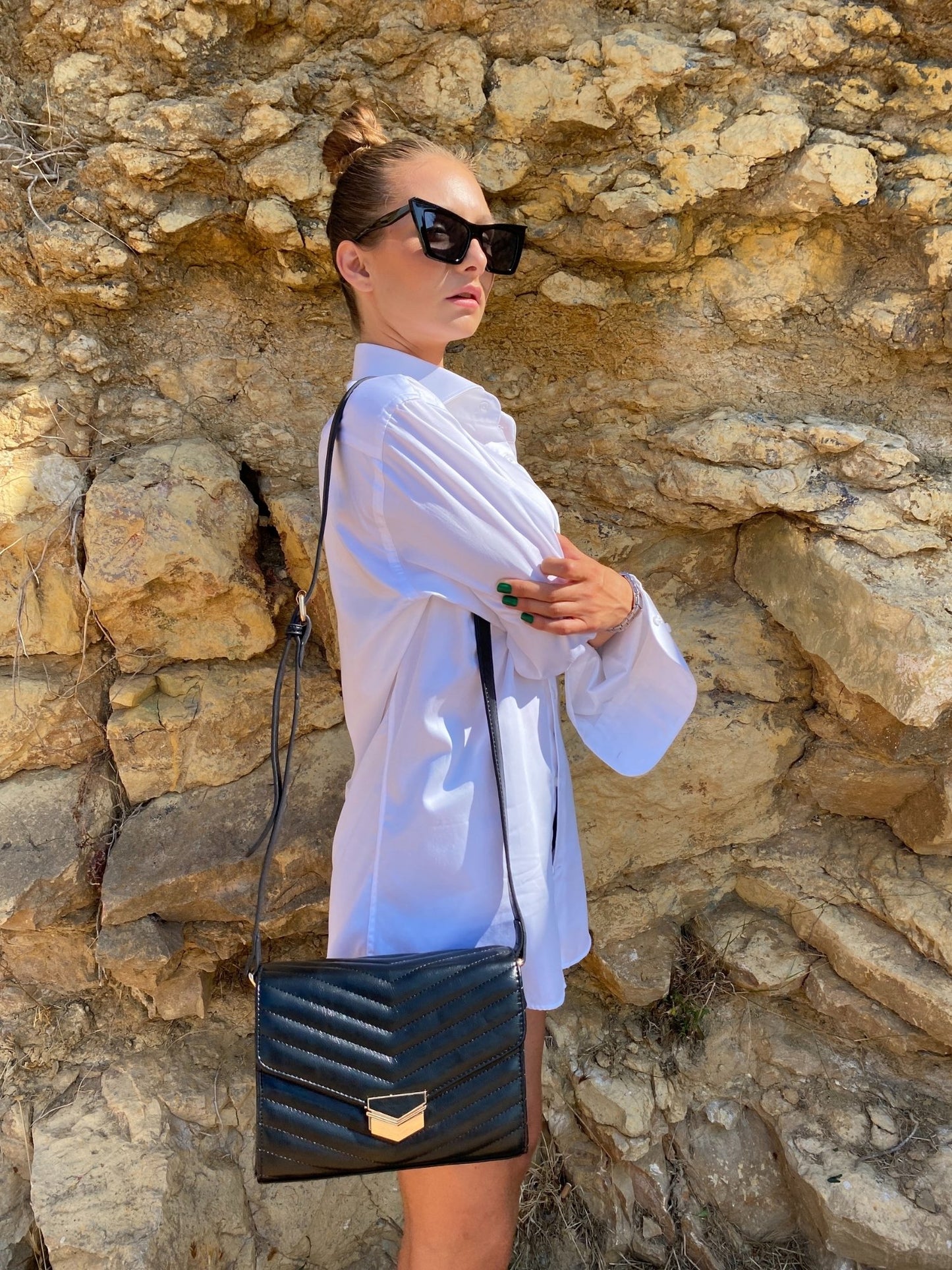 Dam väska Quilted Crossbody Bag – Tidlös elegans för varje tillfälle