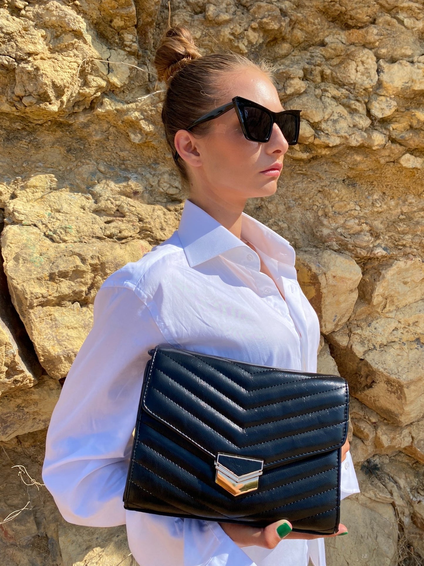 Dam väska Quilted Crossbody Bag – Tidlös elegans för varje tillfälle