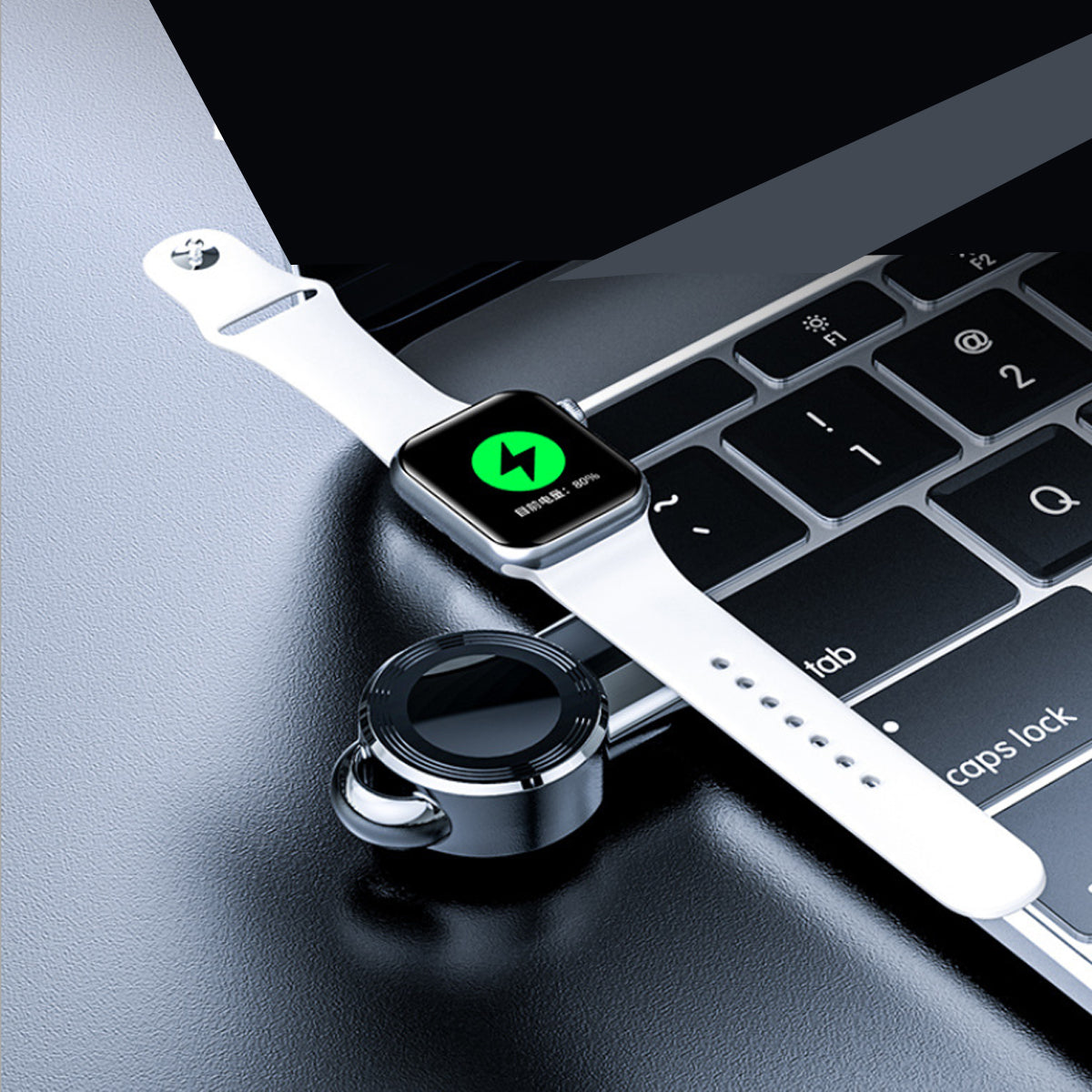 Apple Watch USB Laddare – Kompakt & Portabel för Alla Apple Watch-storlekar