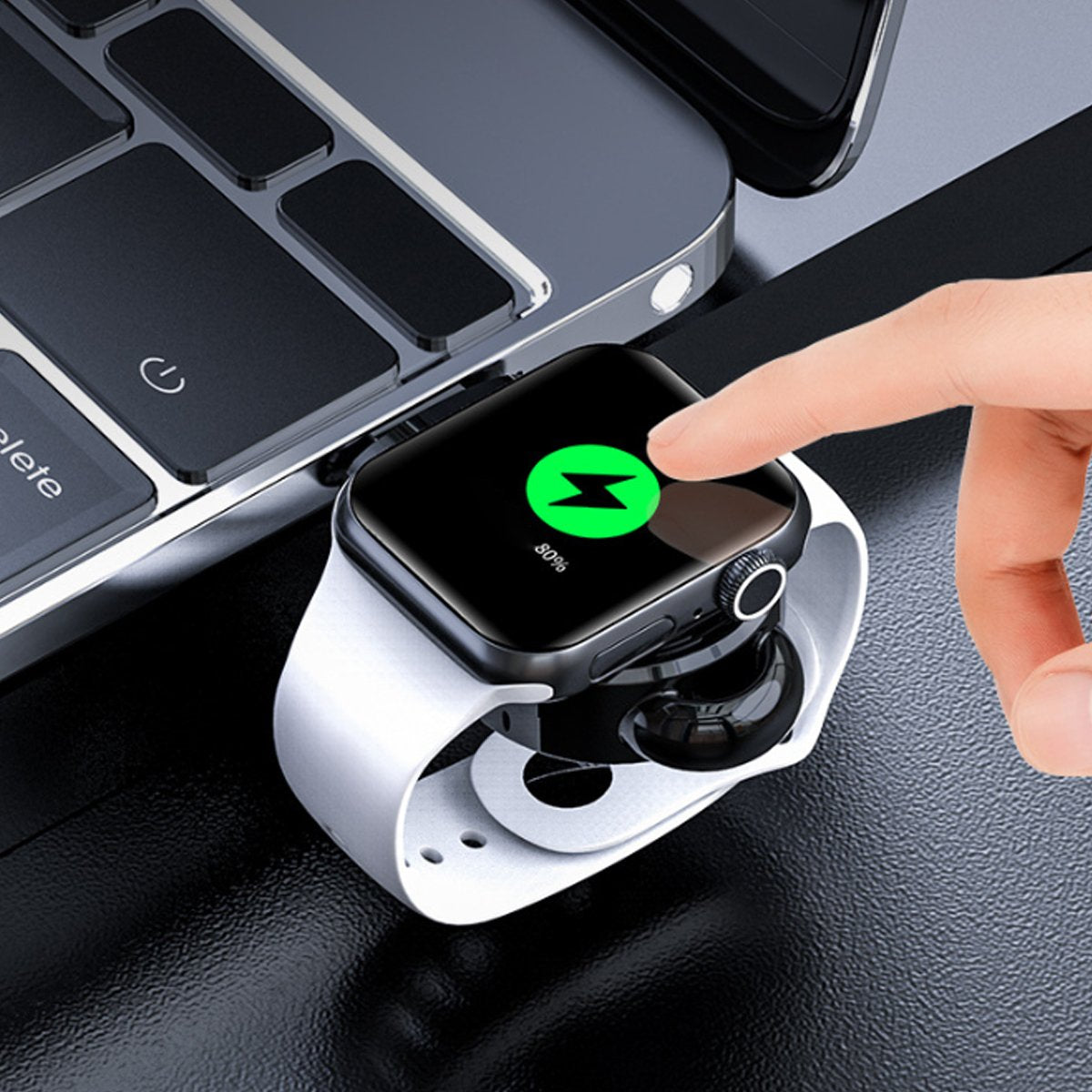 Apple Watch USB Laddare – Kompakt & Portabel för Alla Apple Watch-storlekar