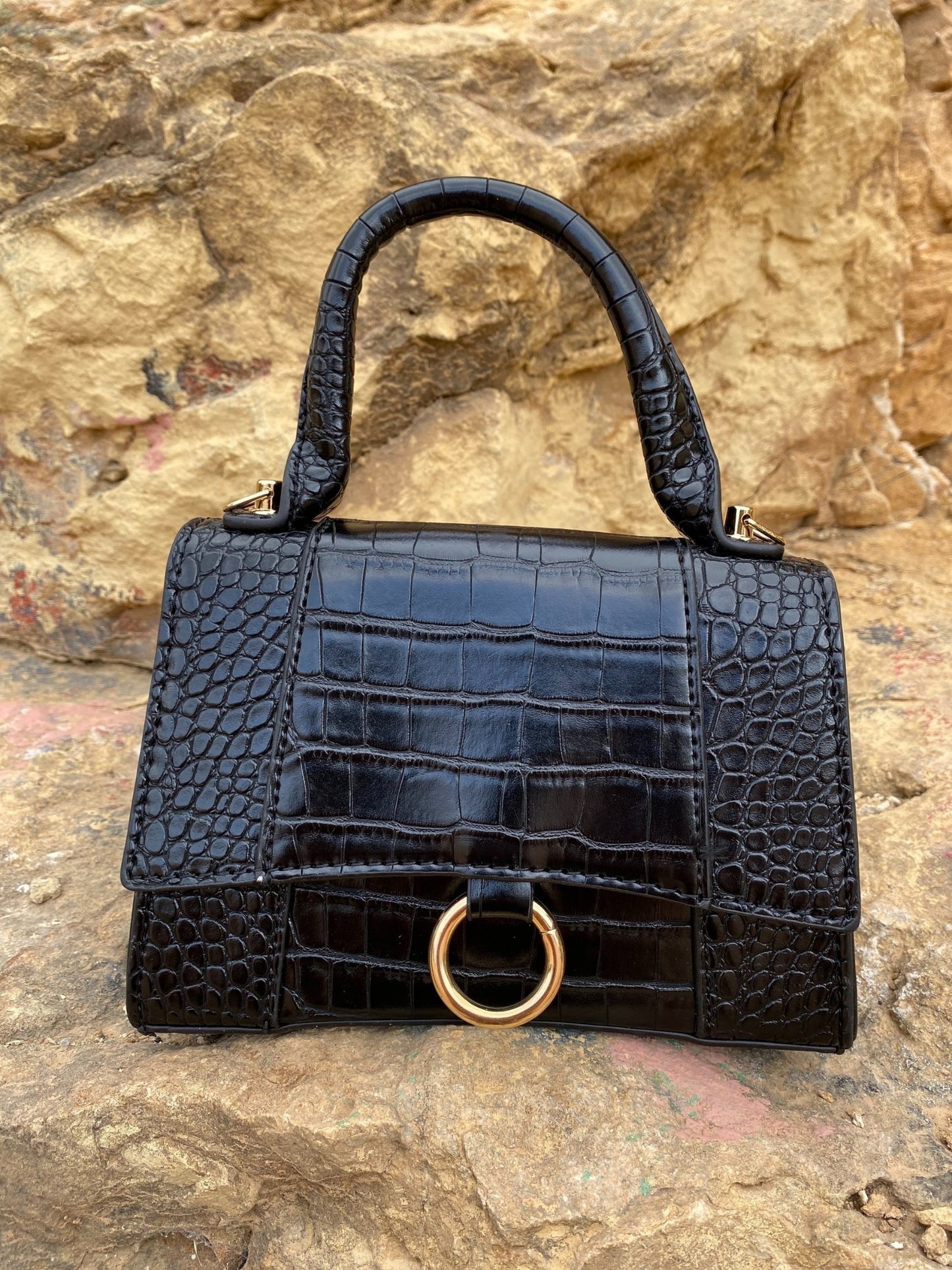 Animal Print Shoulder Bag With Buckle – Statement-väskan för alla tillfällen
