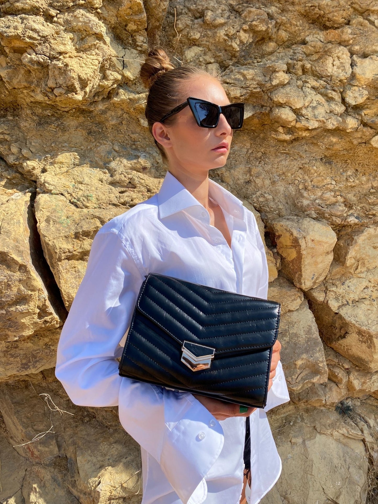 Dam väska Quilted Crossbody Bag – Tidlös elegans för varje tillfälle