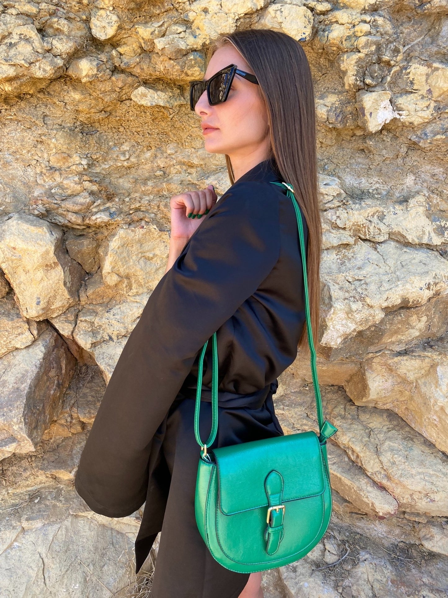 Mini Bag with Buckle – Vintage Elegans i Kompakt Format