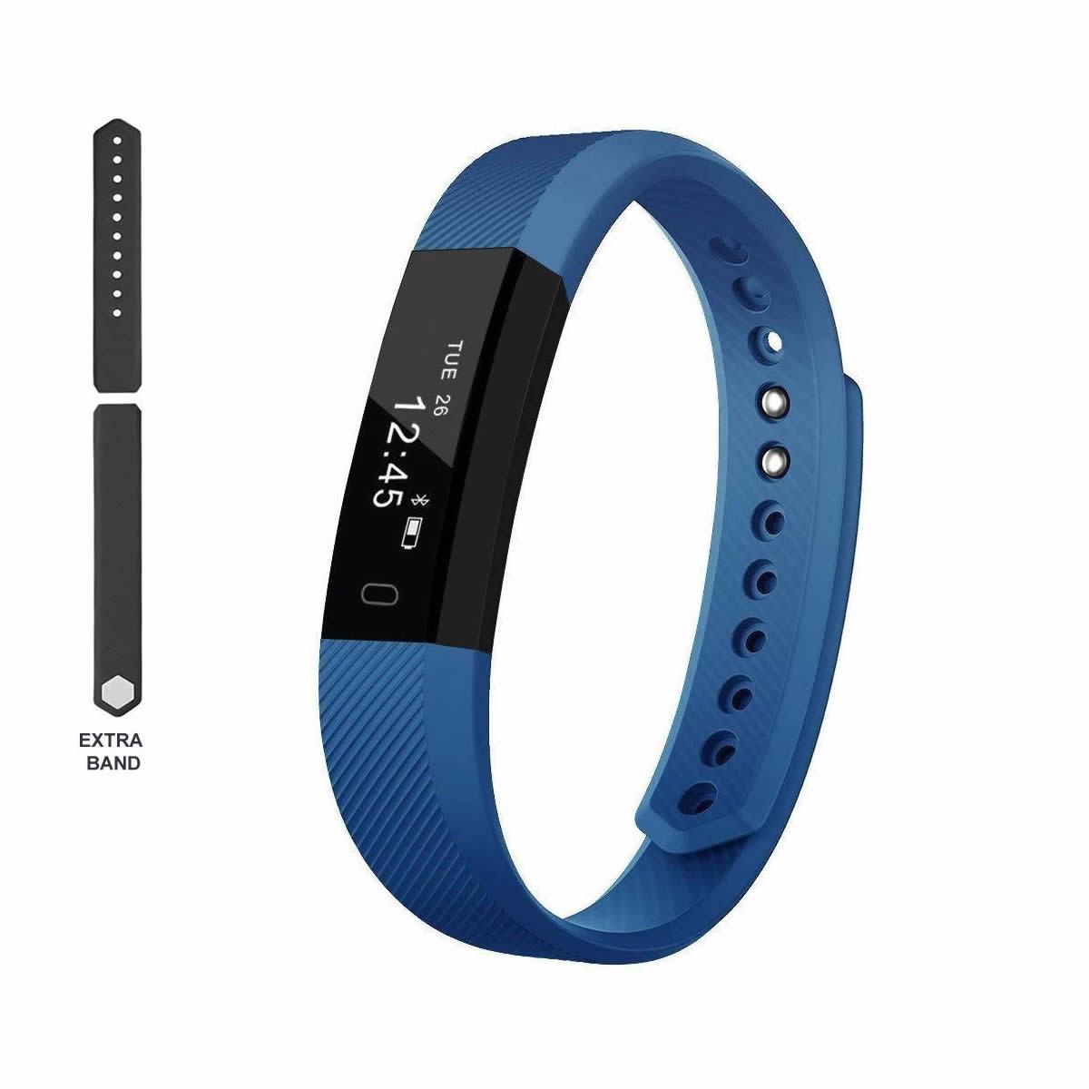 SmartFit Slim Aktivitetsarmband med Extra Band – Hälsospårning i Stilren Design