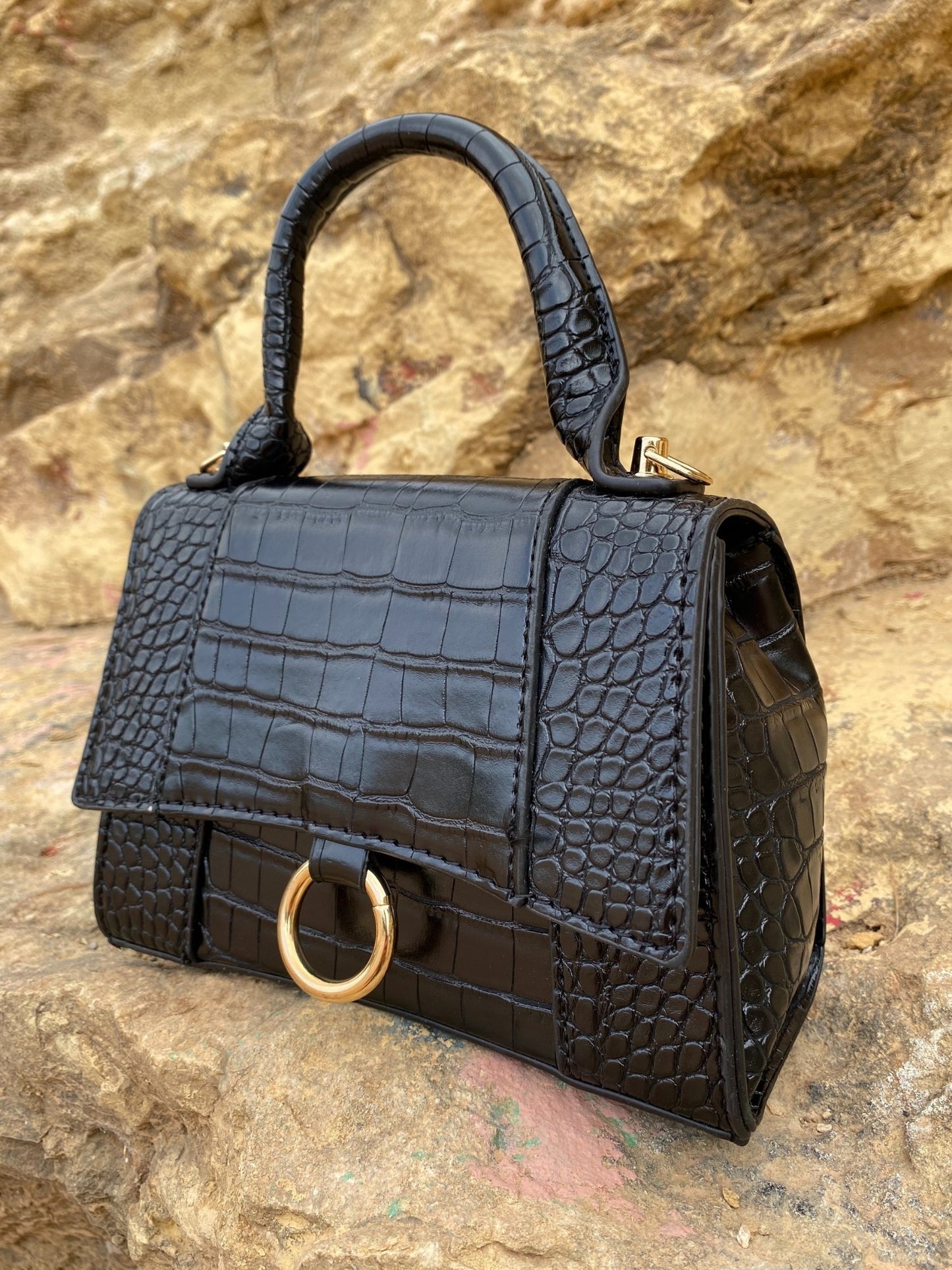 Animal Print Shoulder Bag With Buckle – Statement-väskan för alla tillfällen