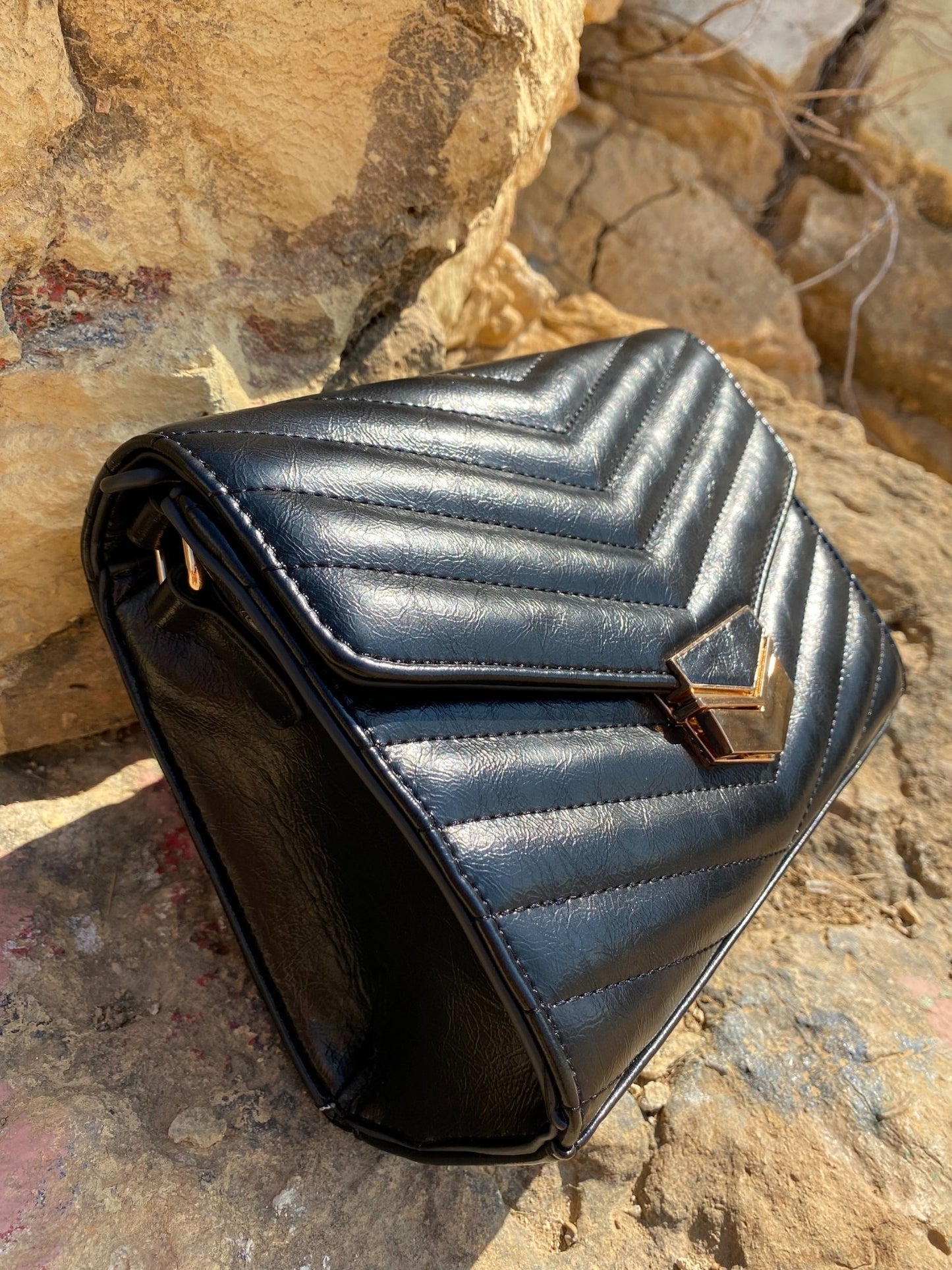 Dam väska Quilted Crossbody Bag – Tidlös elegans för varje tillfälle