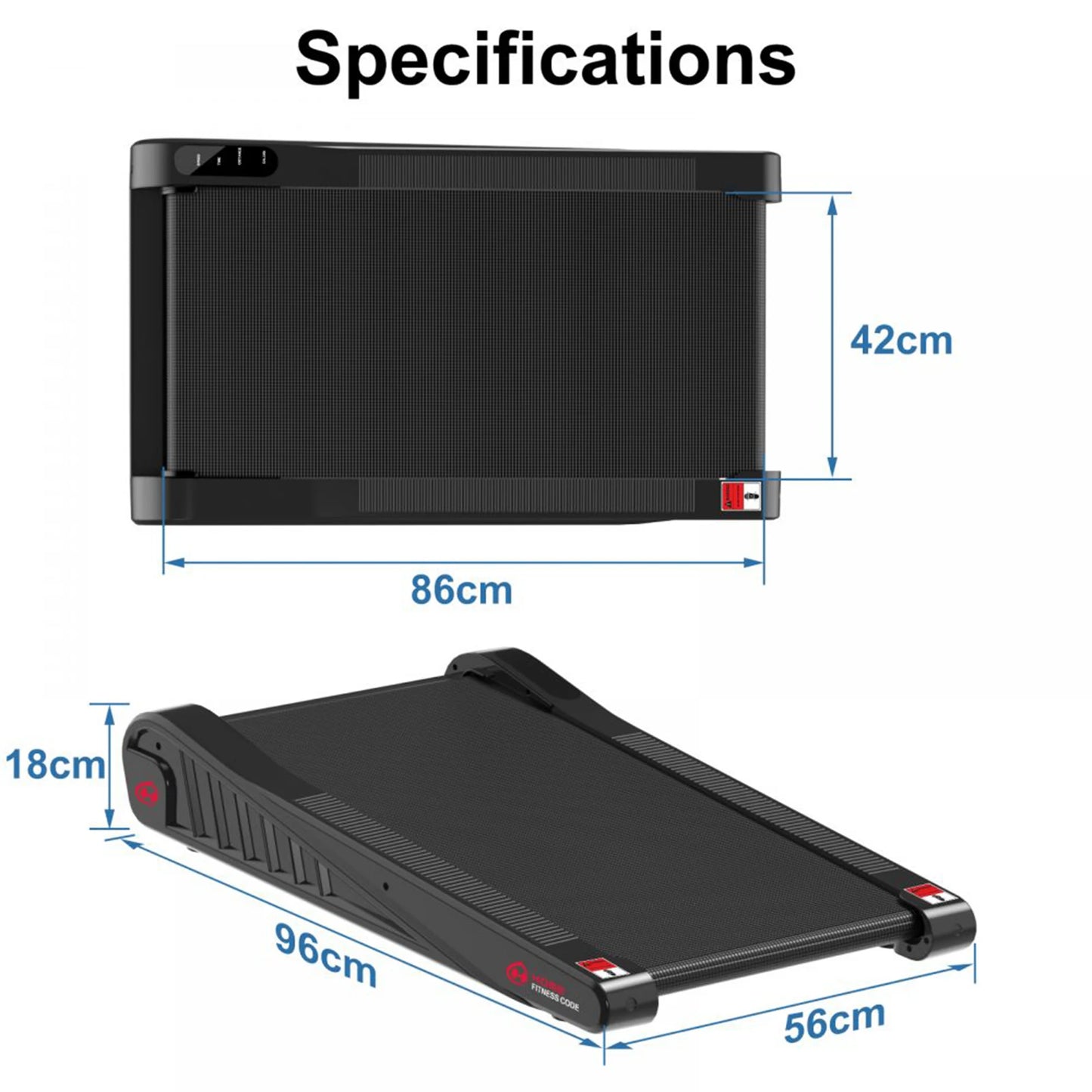 Löpband för hemmabruk med LED-display – Tyst, Stabil & Kompakt för Hem & Kontor