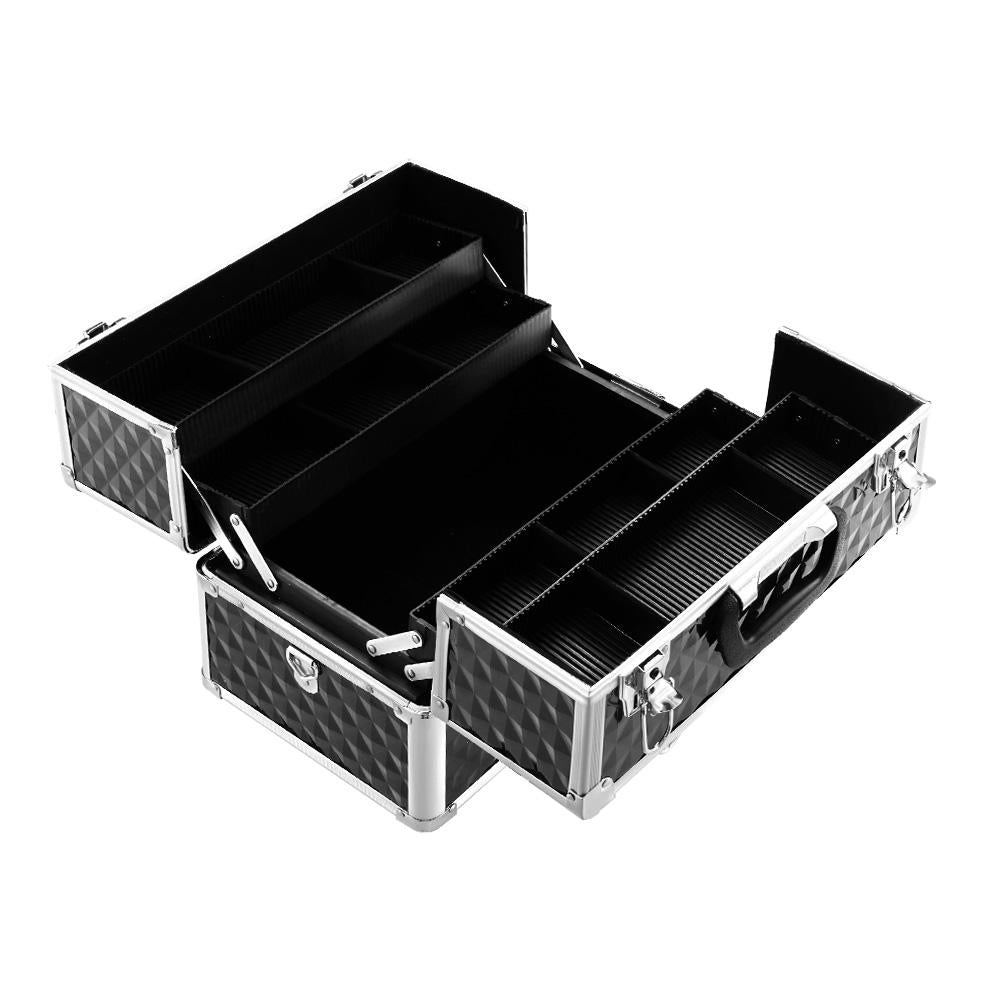 Embellir Portabel Smink- & Skönhetsväska – Diamond Black