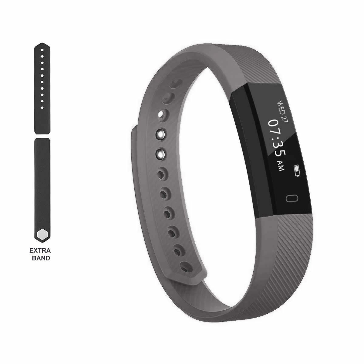 SmartFit Slim Aktivitetsarmband med Extra Band – Hälsospårning i Stilren Design
