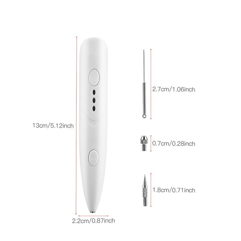 Electric Mini Laser Pen – Ta bort hudfläckar, födelsemärken & pigmentfläckar hemma