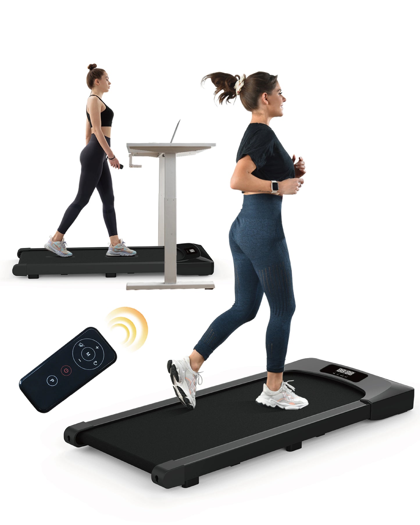 Löpband för för hemmabruk – Stilrent, Tyst & Extra Brett med Bluetooth & 2.5HP Motor