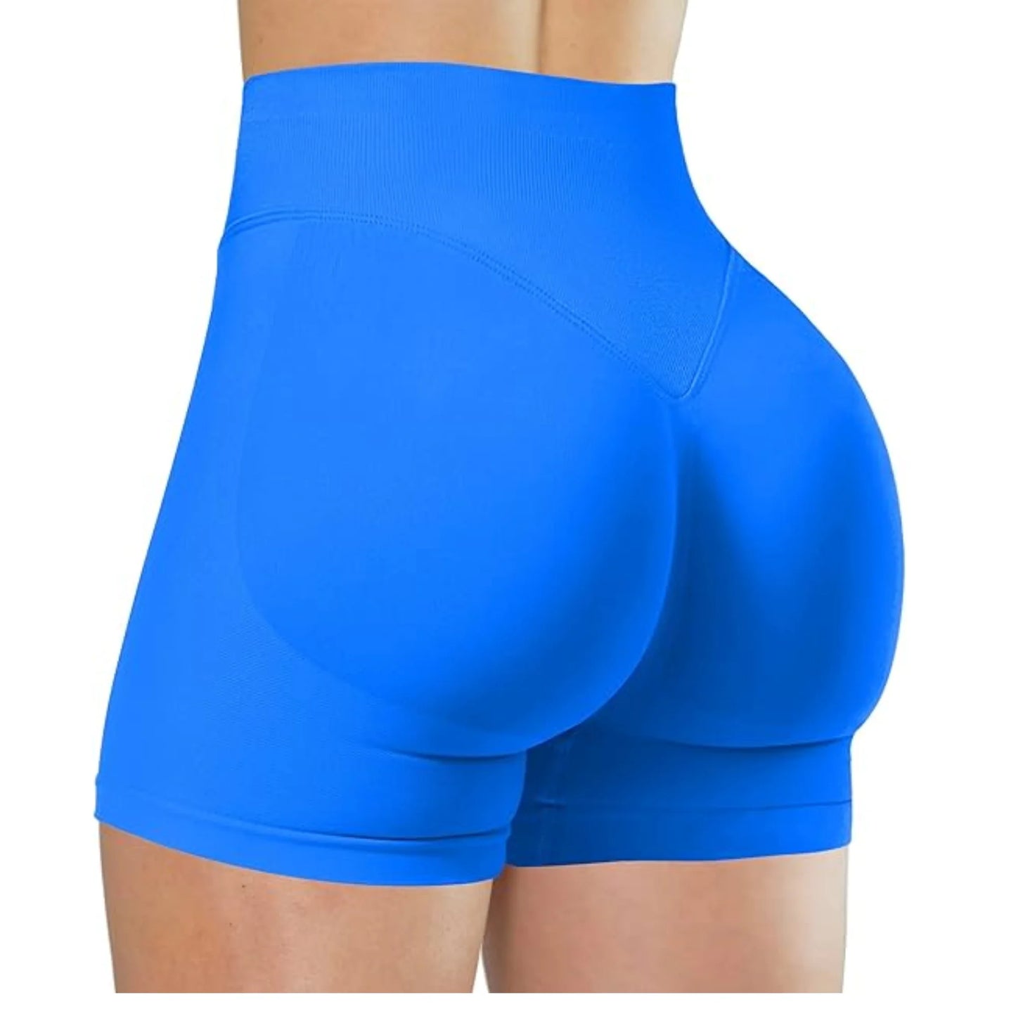 Booty Sculpt Shorts – Sömlösa, Högmidjade Träningsshorts för Sommarens Alla Pass