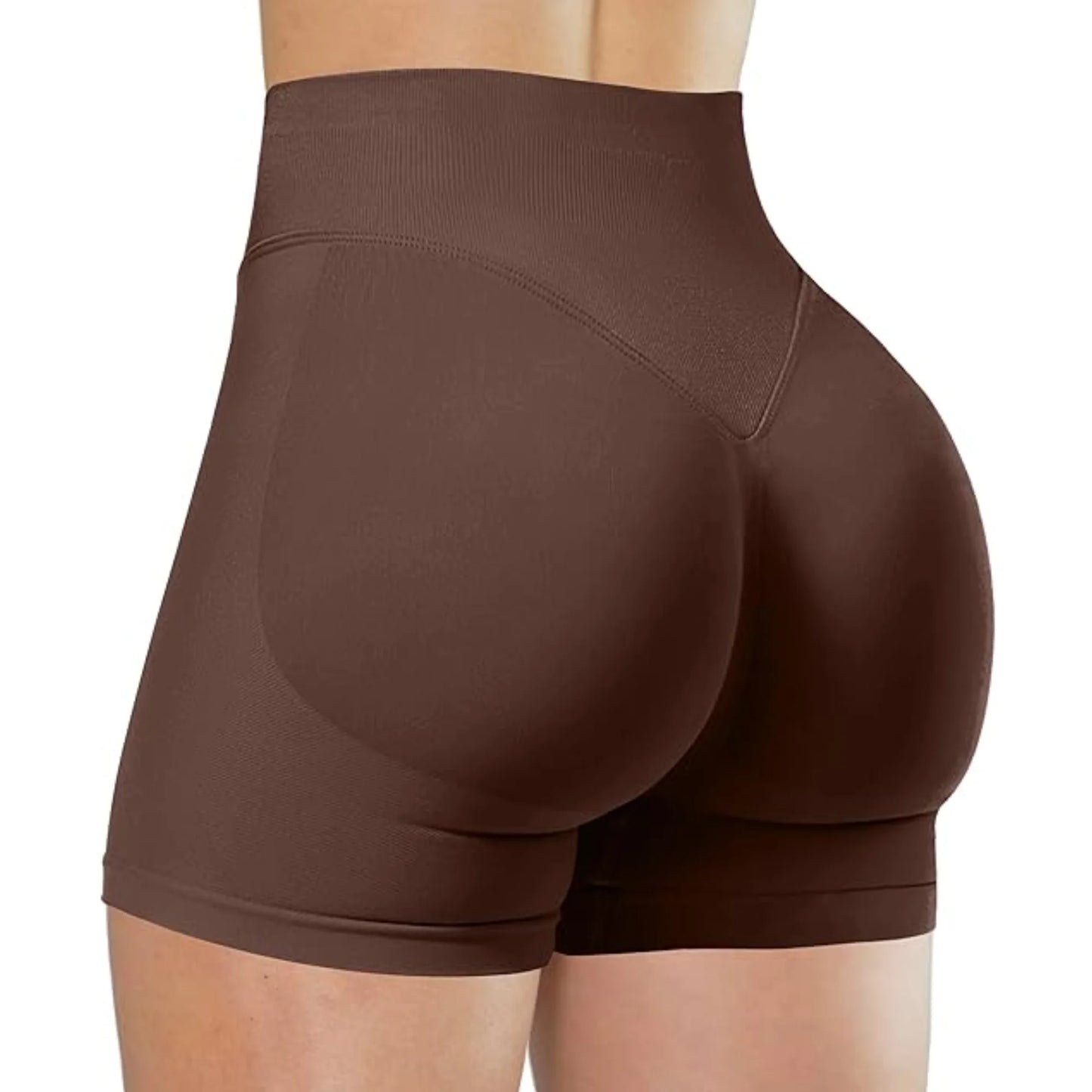 Booty Sculpt Shorts – Sömlösa, Högmidjade Träningsshorts för Sommarens Alla Pass
