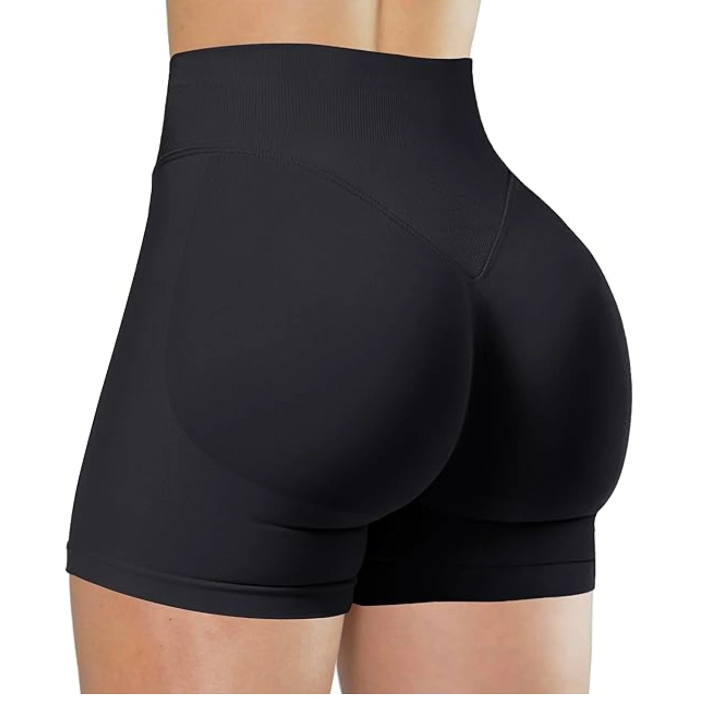 Booty Sculpt Shorts – Sömlösa, Högmidjade Träningsshorts för Sommarens Alla Pass