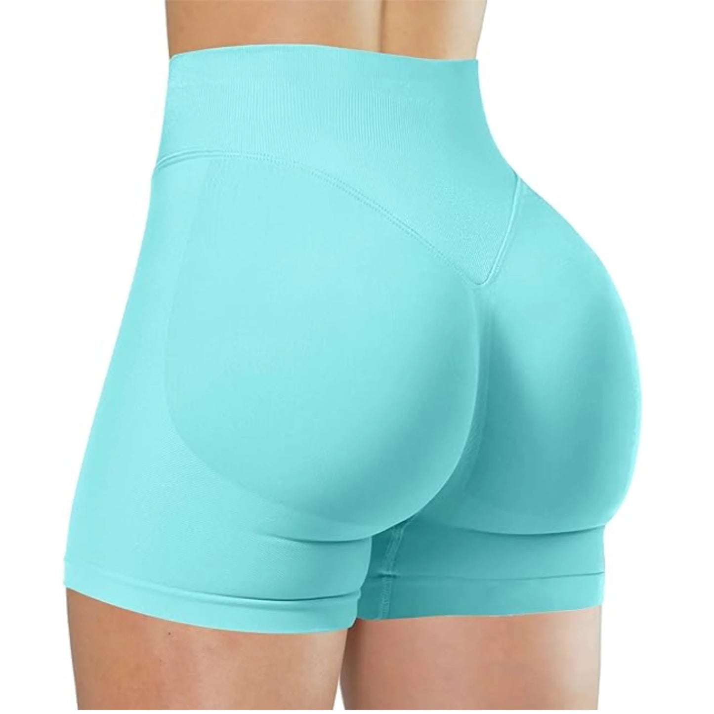 Booty Sculpt Shorts – Sömlösa, Högmidjade Träningsshorts för Sommarens Alla Pass