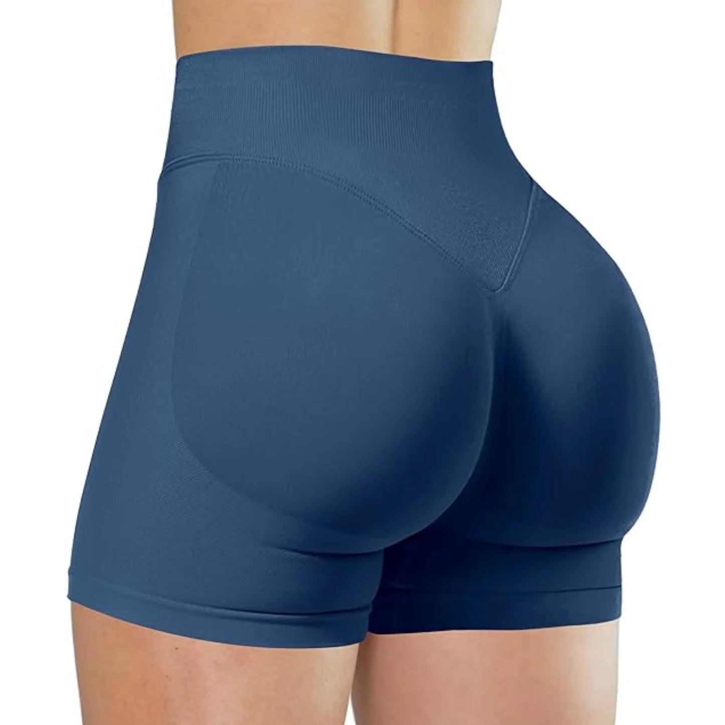 Booty Sculpt Shorts – Sömlösa, Högmidjade Träningsshorts för Sommarens Alla Pass