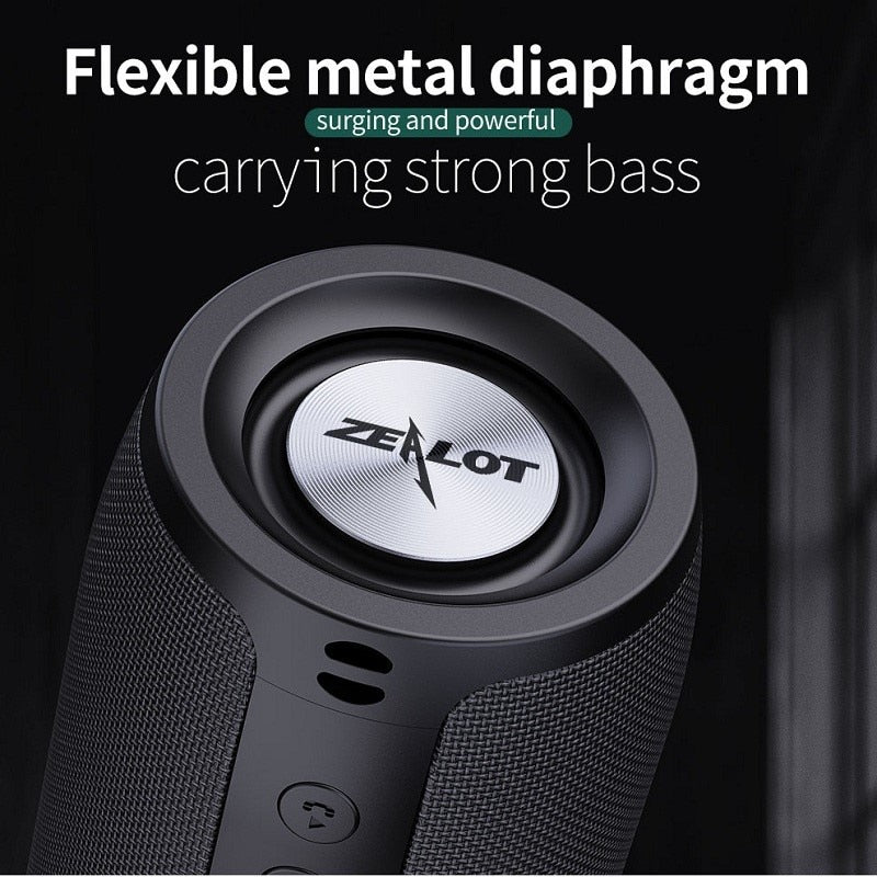 Bärbar Högtalare- Bluetooth Portable Subwoofer Waterproof Sound Box Speaker
