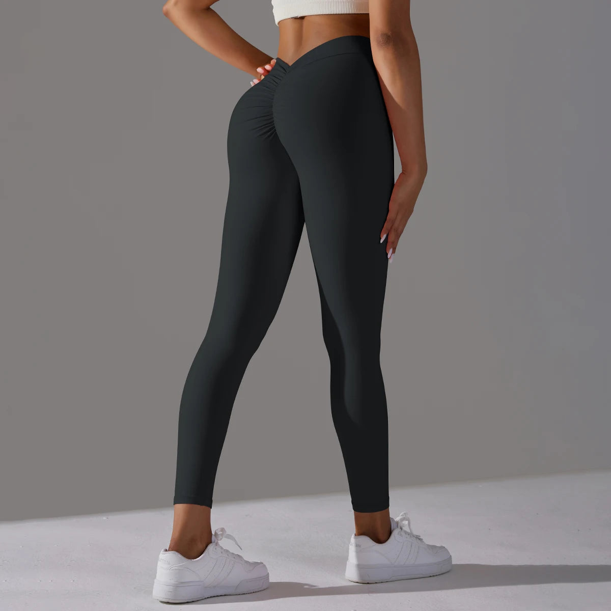 Back V Booty Leggings – Skulpterande Träningstights med Push-Up Effekt