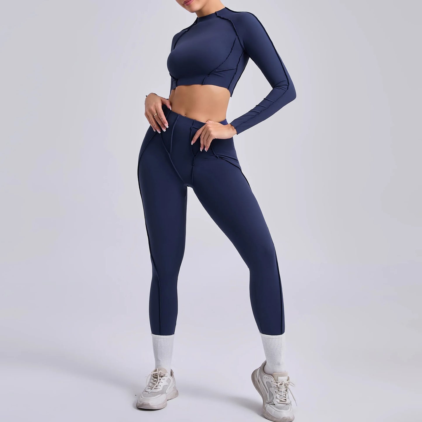 Seamless Yoga Set – Stil, Form & Rörelsefrihet i Perfekt Harmoni