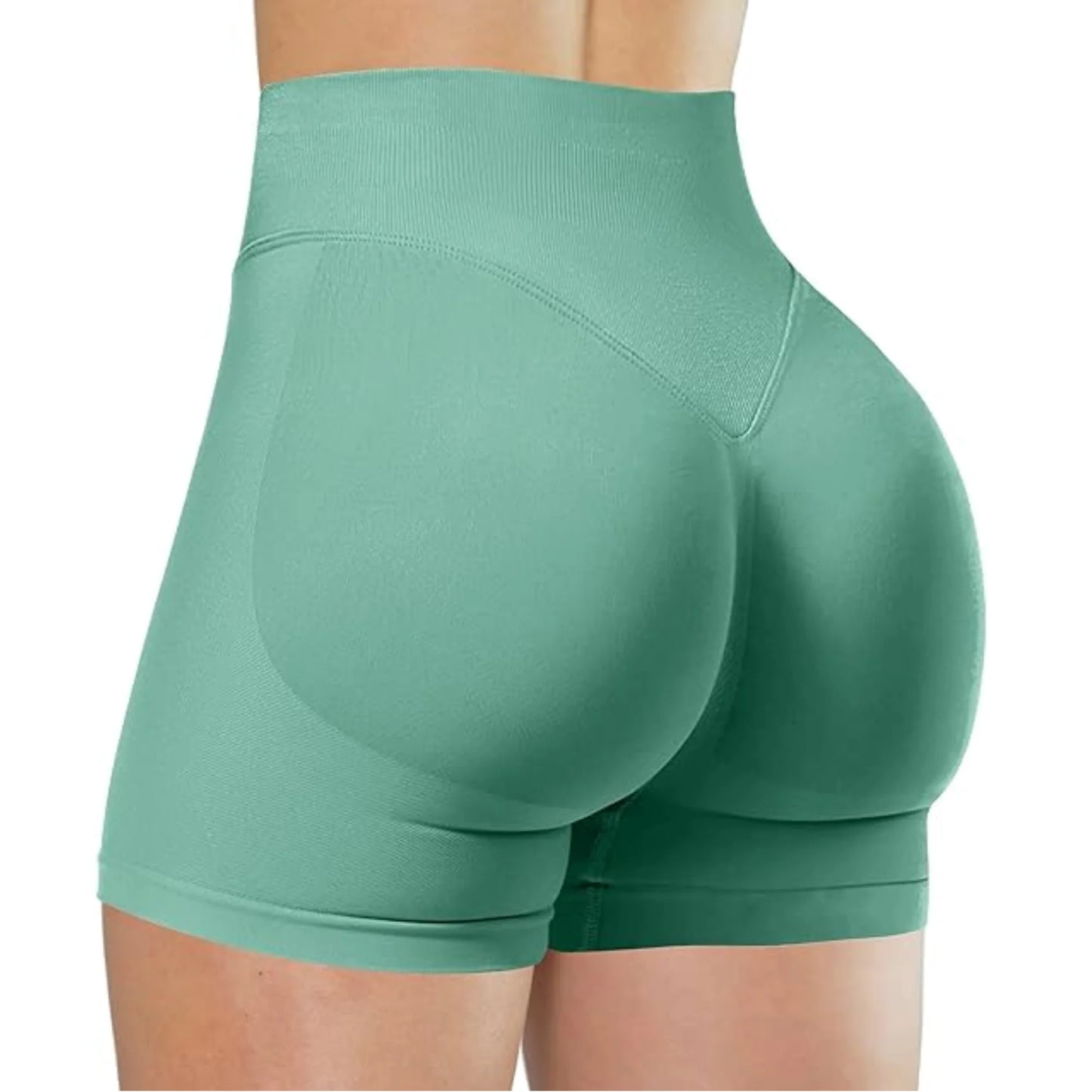 Booty Sculpt Shorts – Sömlösa, Högmidjade Träningsshorts för Sommarens Alla Pass