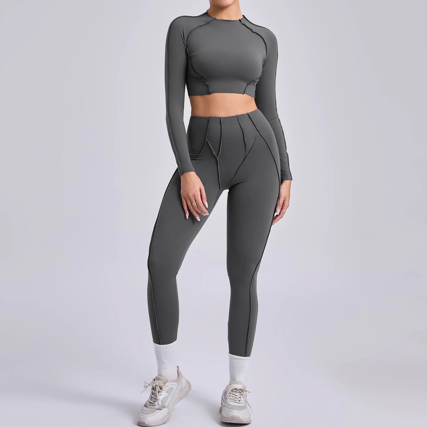 Seamless Yoga Set – Stil, Form & Rörelsefrihet i Perfekt Harmoni