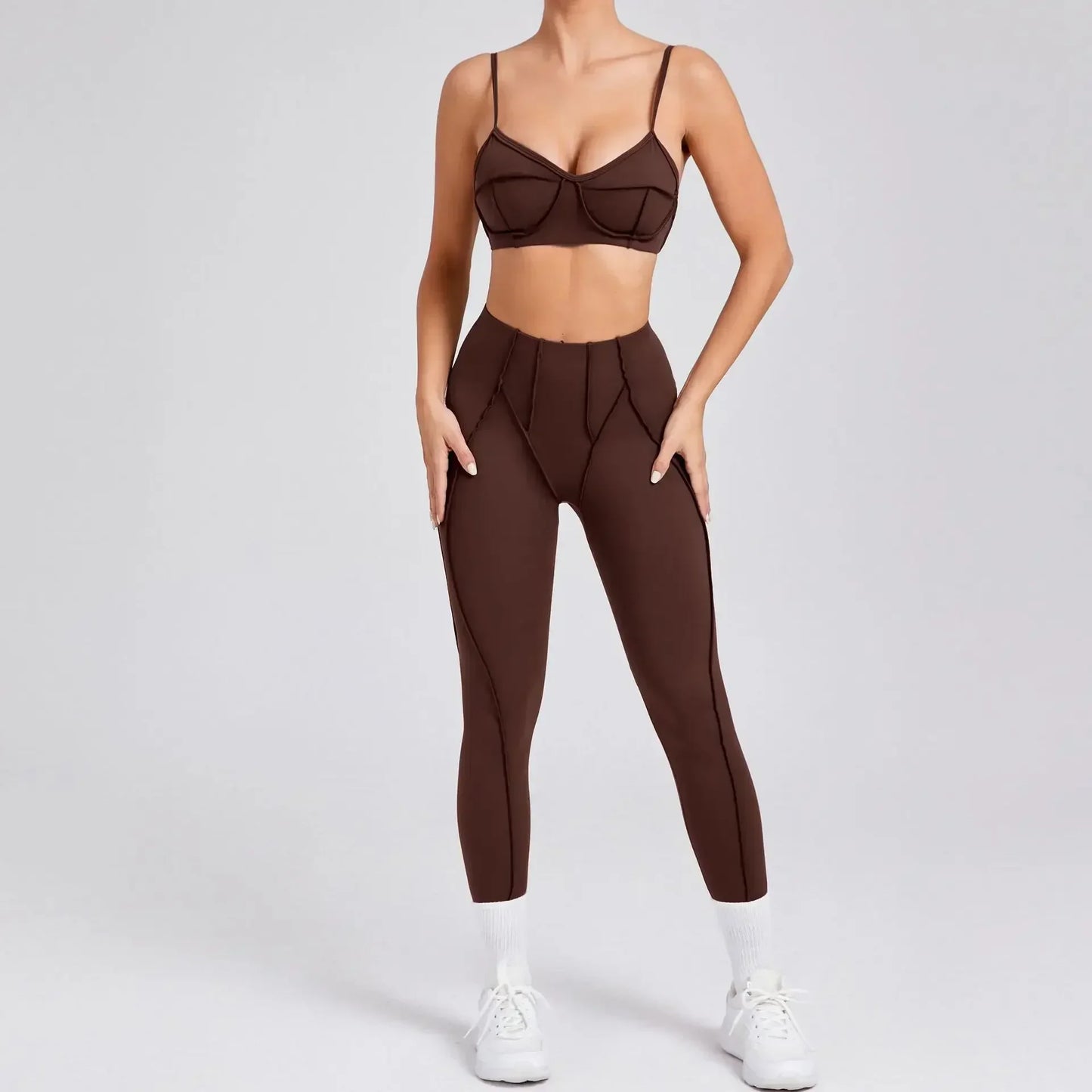 Seamless Yoga Set – Stil, Form & Rörelsefrihet i Perfekt Harmoni