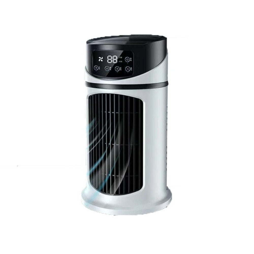 Mini Portabel Luftkylare – 3-i-1 Fläkt, Kylning & Luftfuktare (USB)