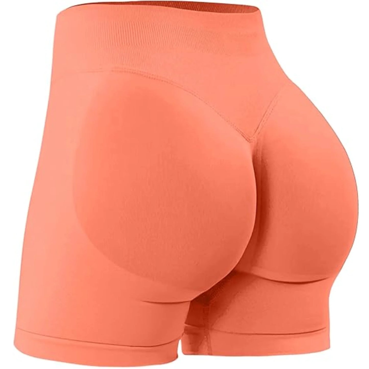 Booty Sculpt Shorts – Sömlösa, Högmidjade Träningsshorts för Sommarens Alla Pass