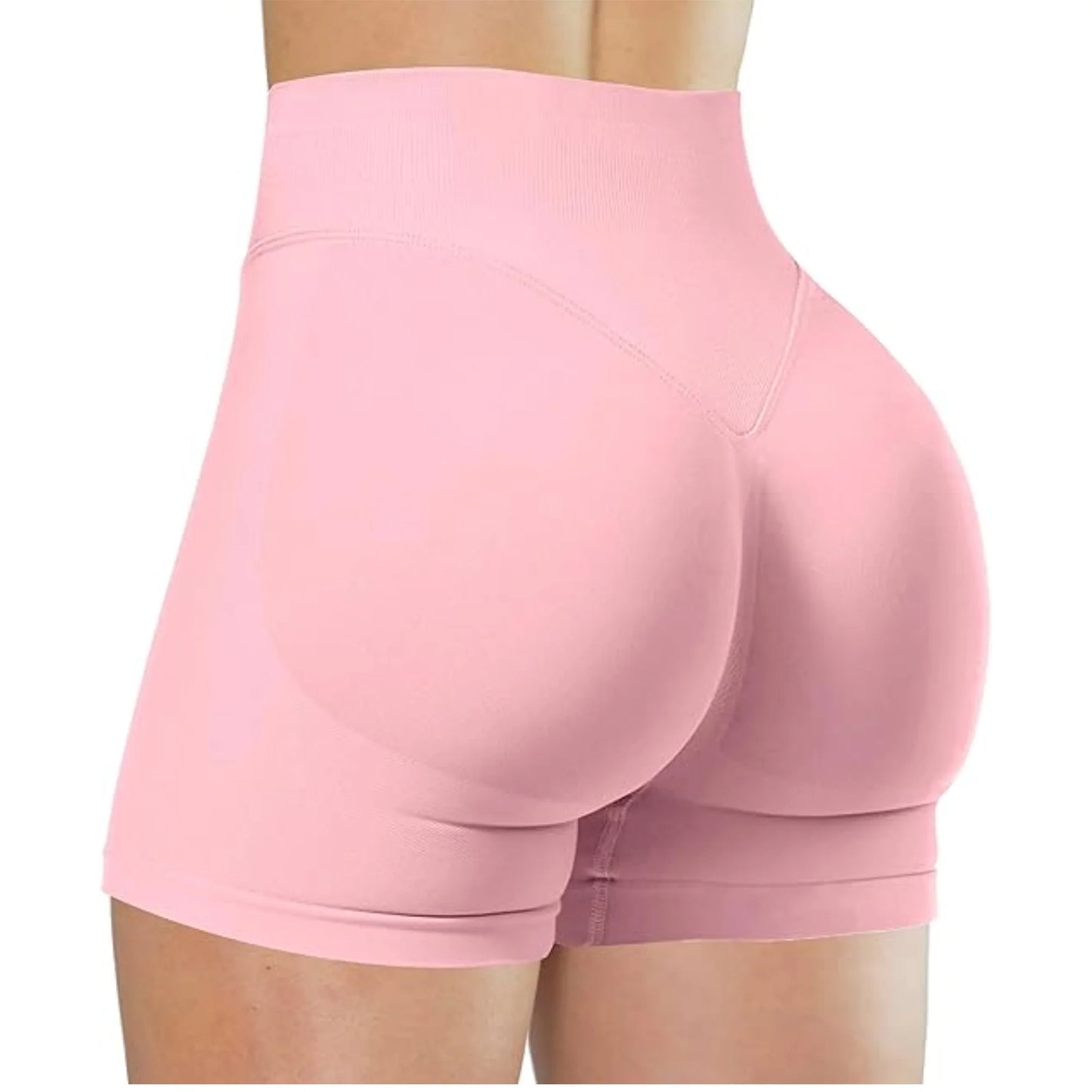 Booty Sculpt Shorts – Sömlösa, Högmidjade Träningsshorts för Sommarens Alla Pass
