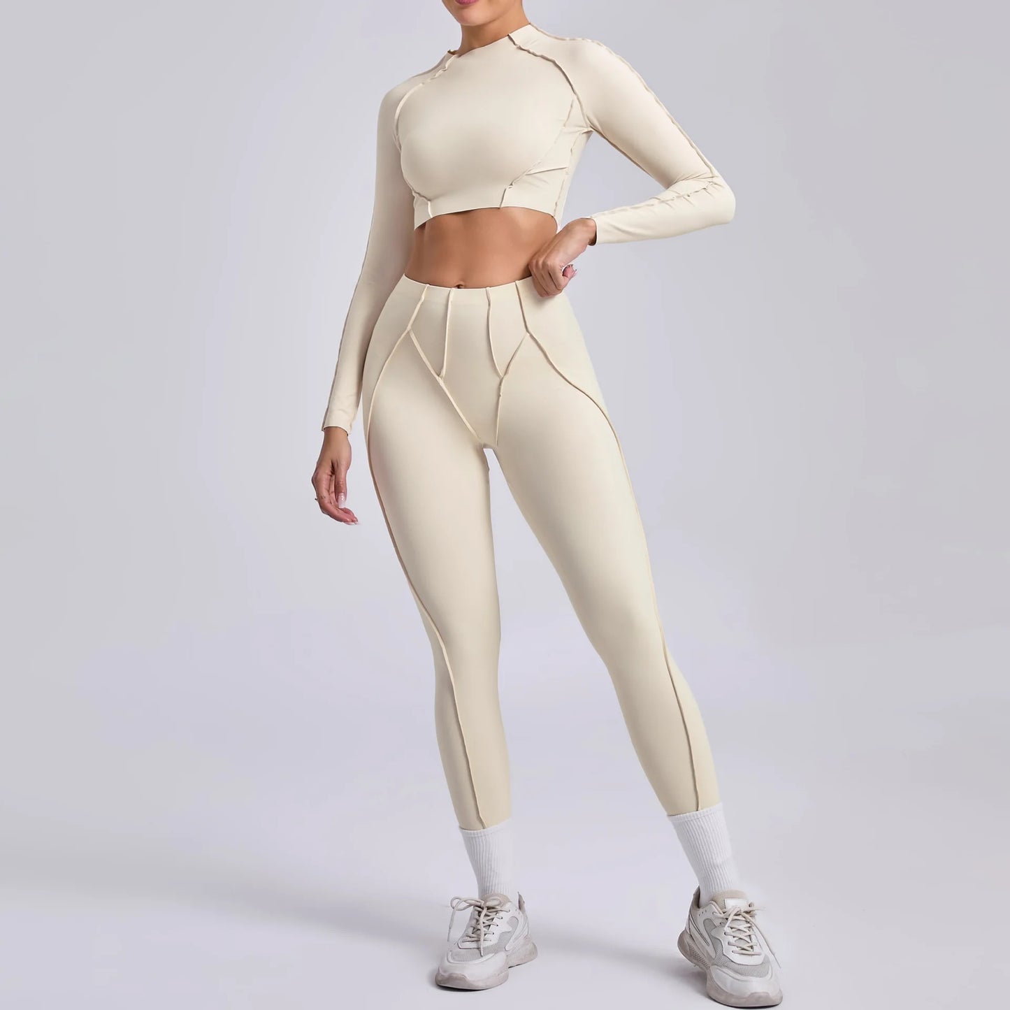 Seamless Yoga Set – Stil, Form & Rörelsefrihet i Perfekt Harmoni