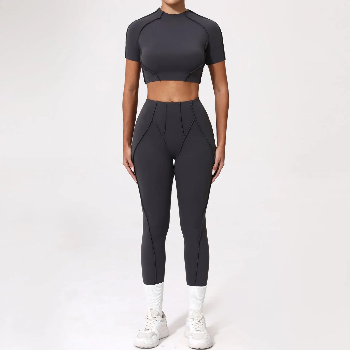 Seamless Yoga Set – Stil, Form & Rörelsefrihet i Perfekt Harmoni