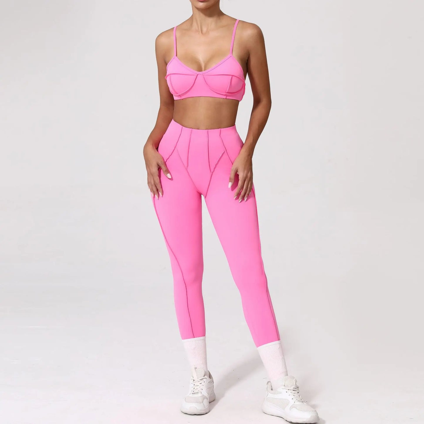 Seamless Yoga Set – Stil, Form & Rörelsefrihet i Perfekt Harmoni