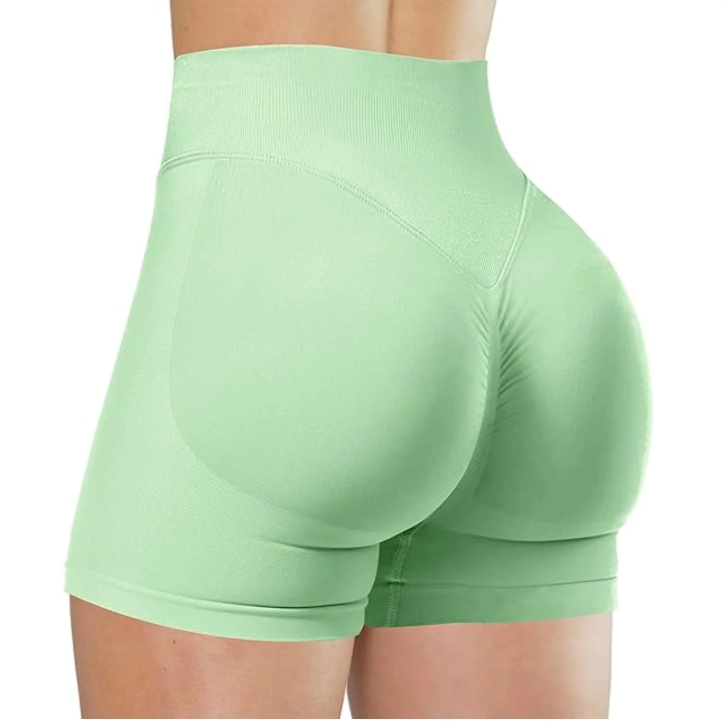 Booty Sculpt Shorts – Sömlösa, Högmidjade Träningsshorts för Sommarens Alla Pass