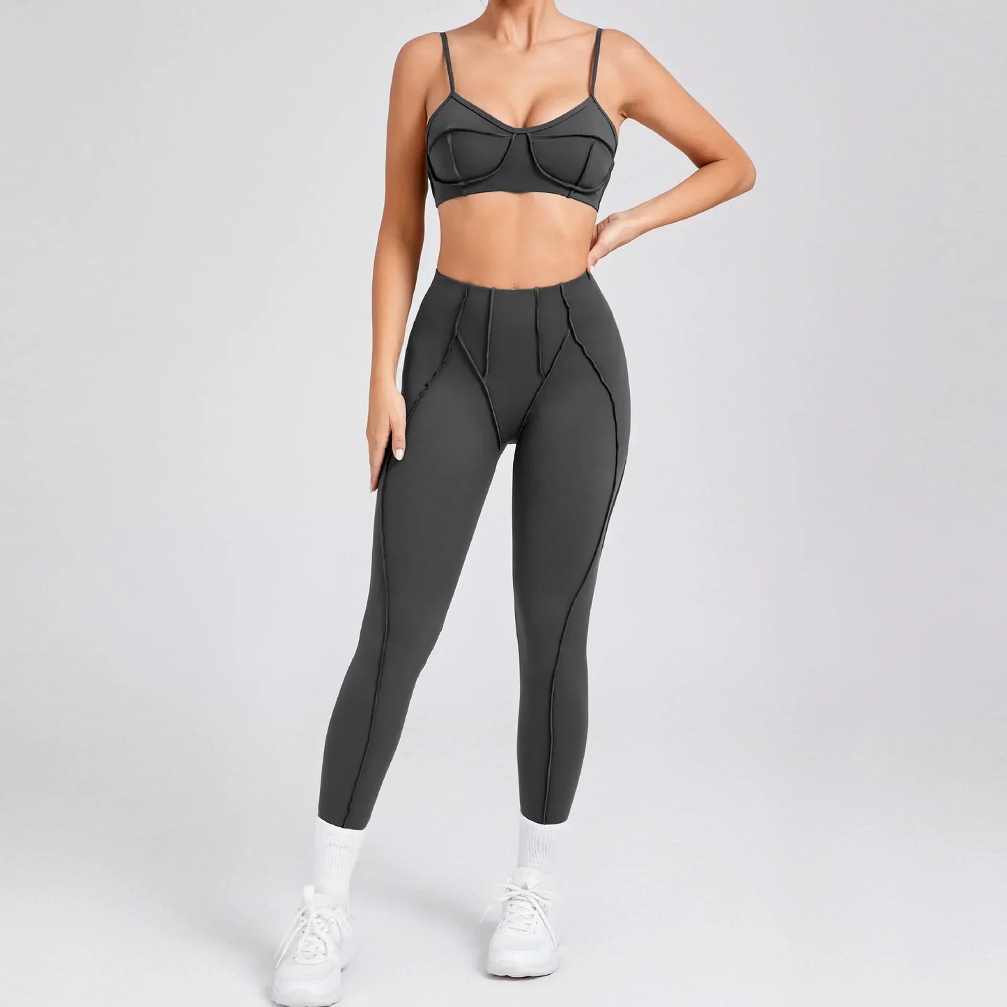 Seamless Yoga Set – Stil, Form & Rörelsefrihet i Perfekt Harmoni