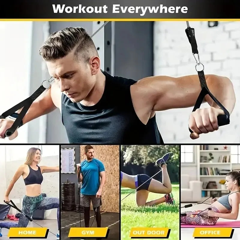 11-delars Resistance Band Set – Träna Styrka & Rörlighet Var du Vill!