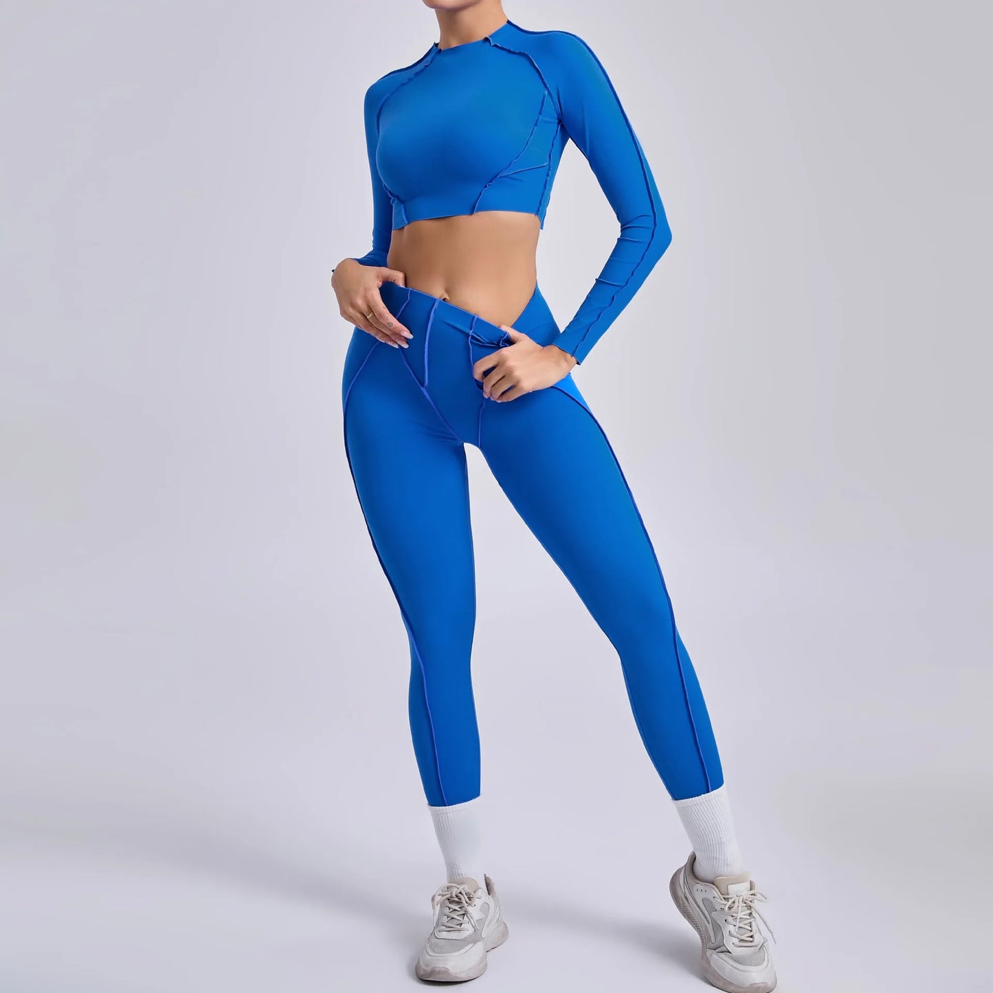 Seamless Yoga Set – Stil, Form & Rörelsefrihet i Perfekt Harmoni