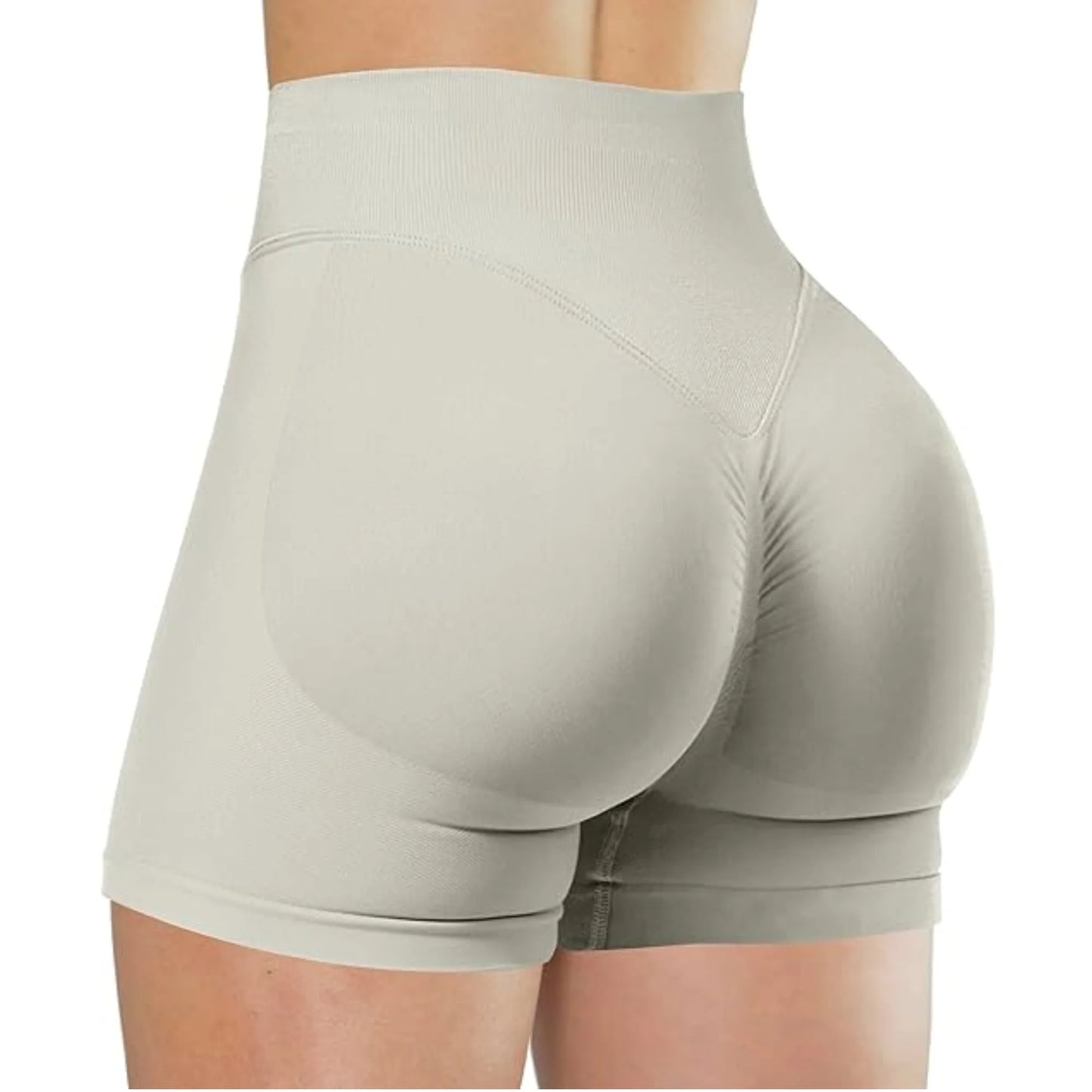 Booty Sculpt Shorts – Sömlösa, Högmidjade Träningsshorts för Sommarens Alla Pass