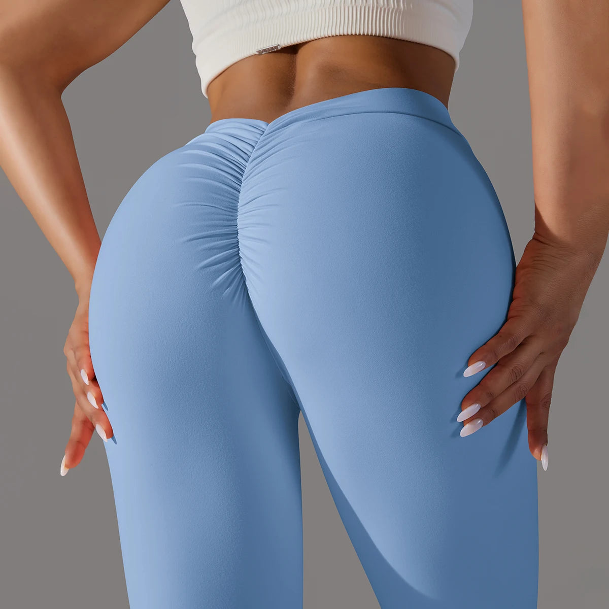 Back V Booty Leggings – Skulpterande Träningstights med Push-Up Effekt