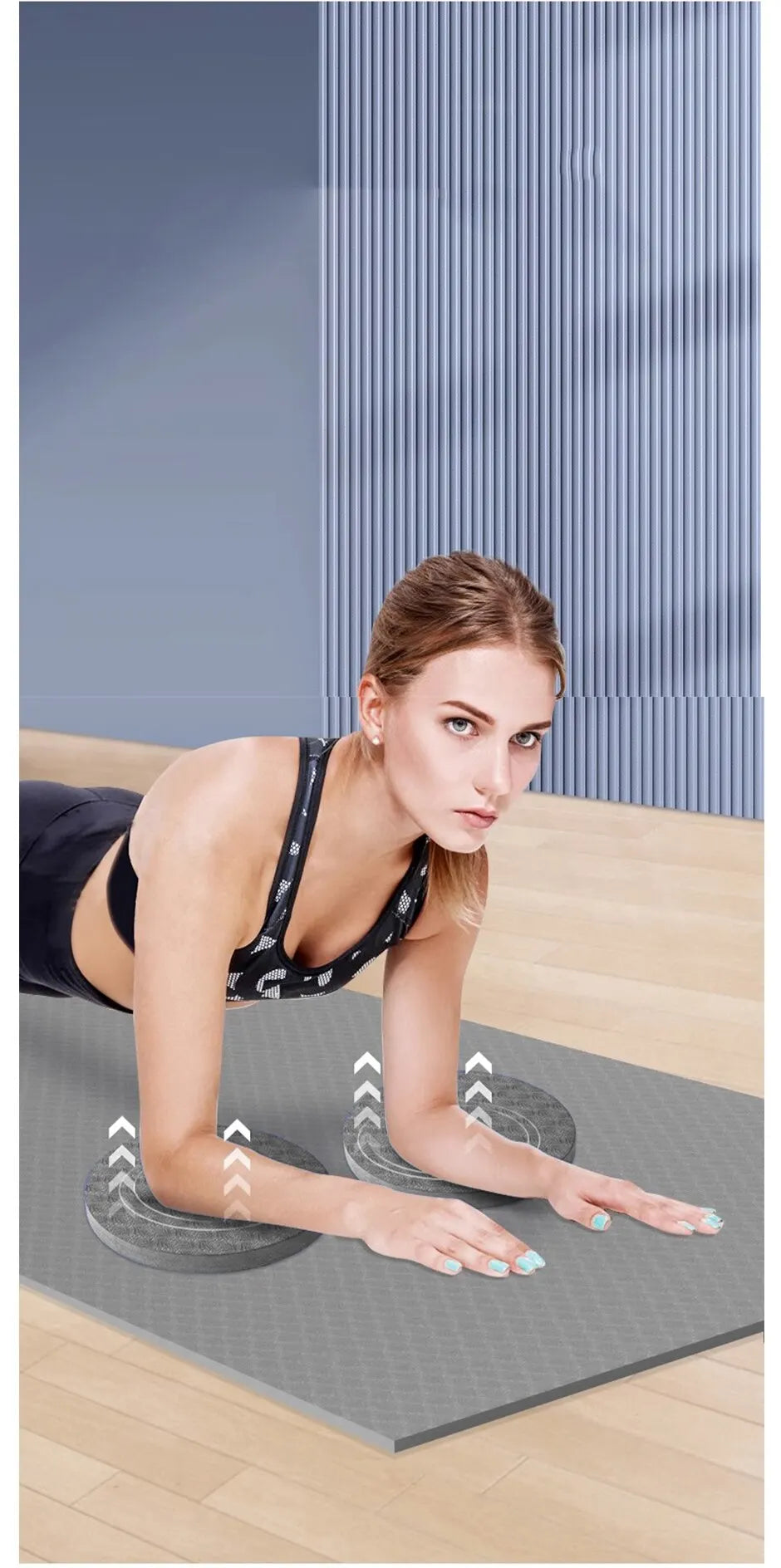 Runda Yoga Knäskydd 2-pack – Extra Dämpning för Knän, Handleder & Armbågar