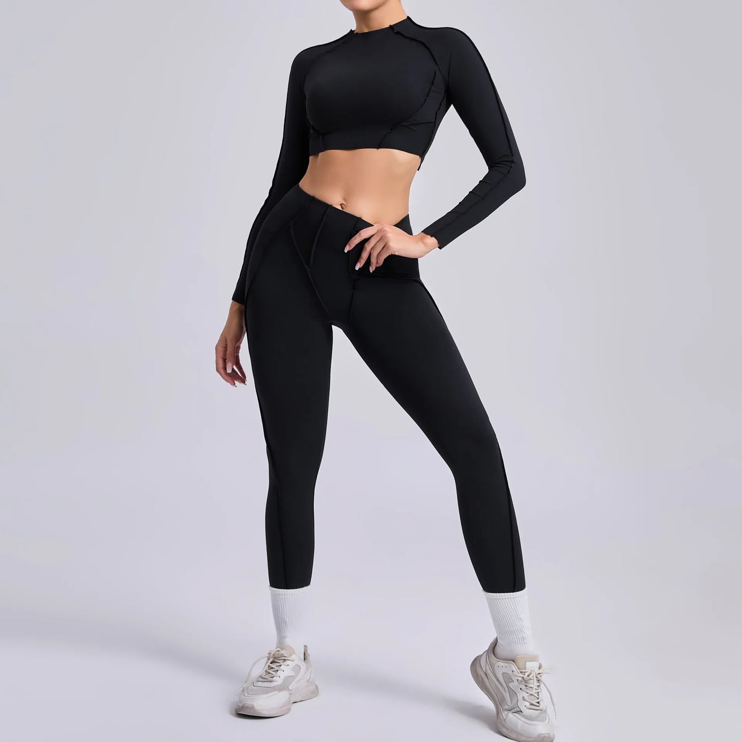 Seamless Yoga Set – Stil, Form & Rörelsefrihet i Perfekt Harmoni