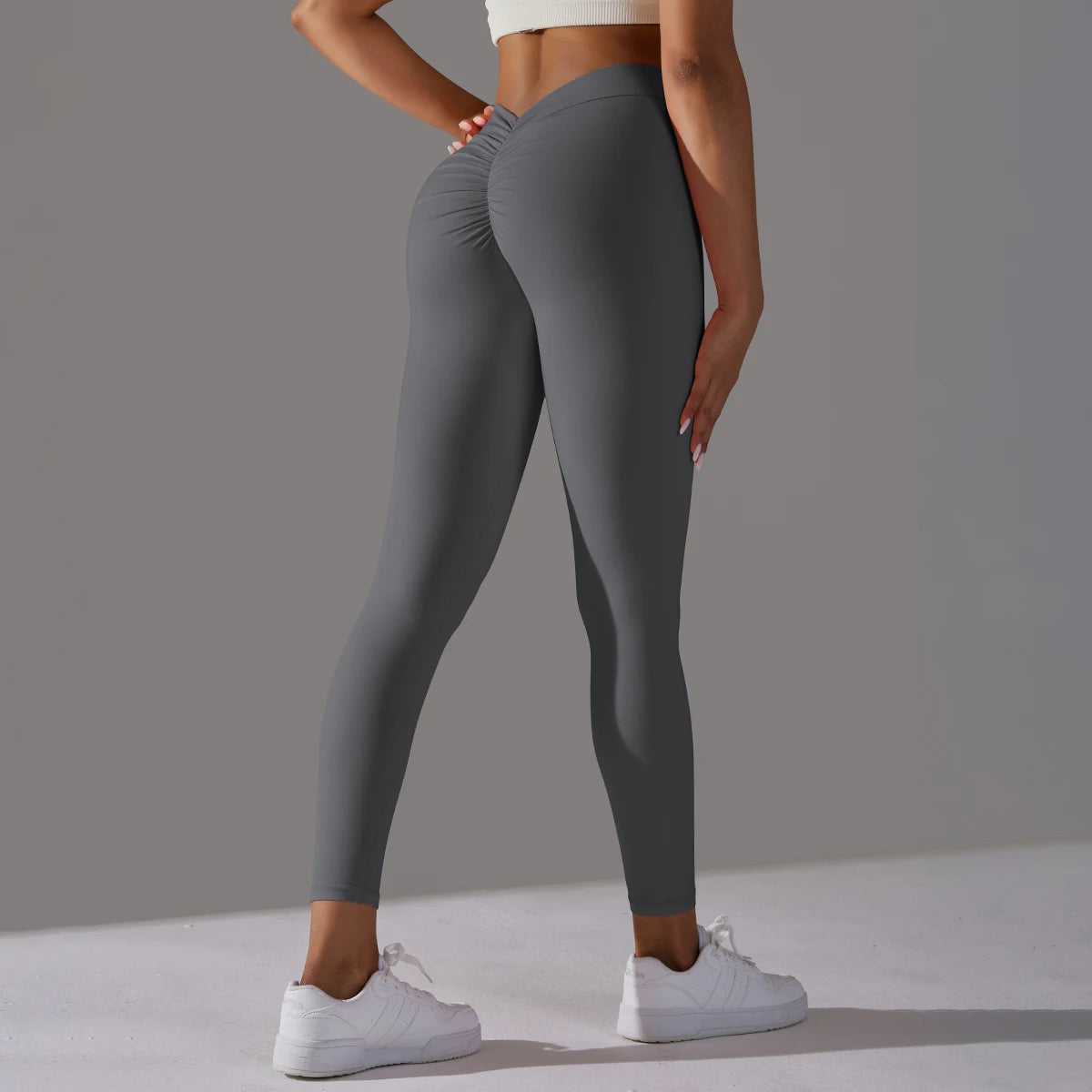 Back V Booty Leggings – Skulpterande Träningstights med Push-Up Effekt