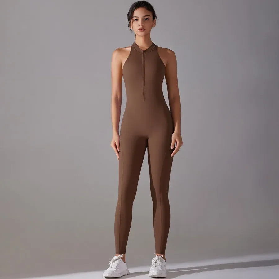 Seamless Yoga Jumpsuit – Skulpterande Komfort & Stil i Ett